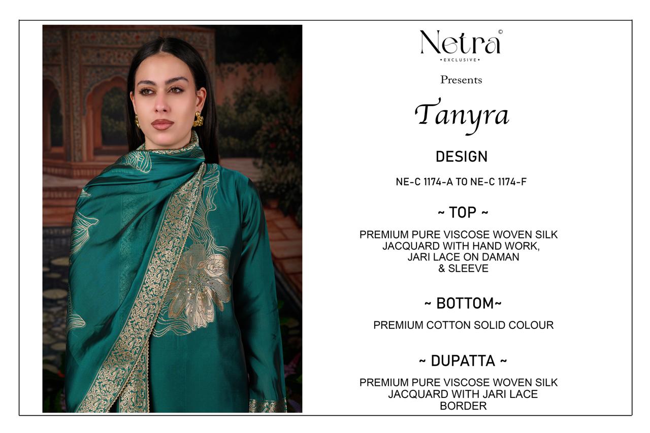 Tanyra Netra Premium Viscose Pant Style Suits Manufacturer Gujarat