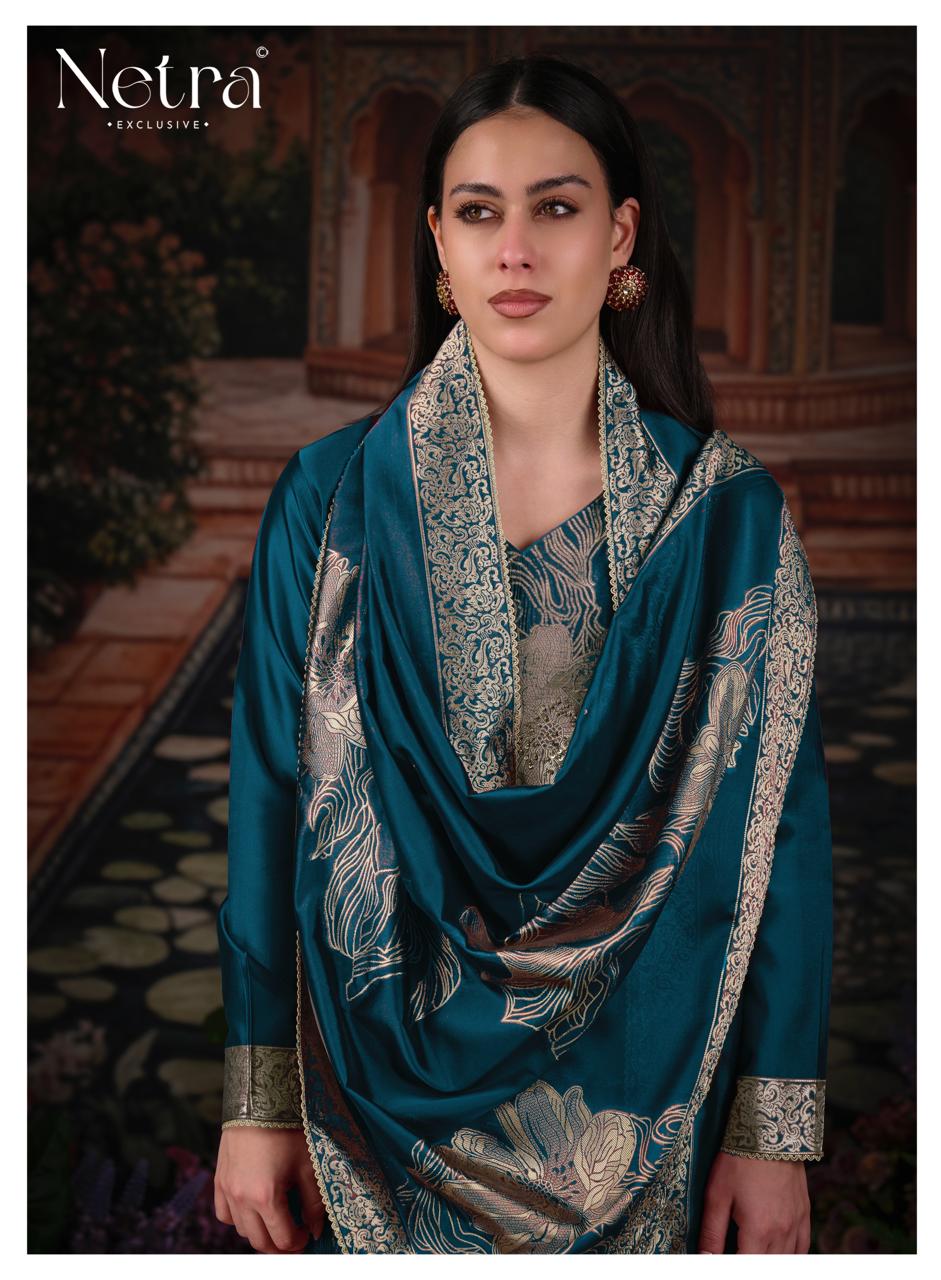 Tanyra Vol 2 Netra Woven Silk Pant Style Suits Wholesaler Ahmedabad