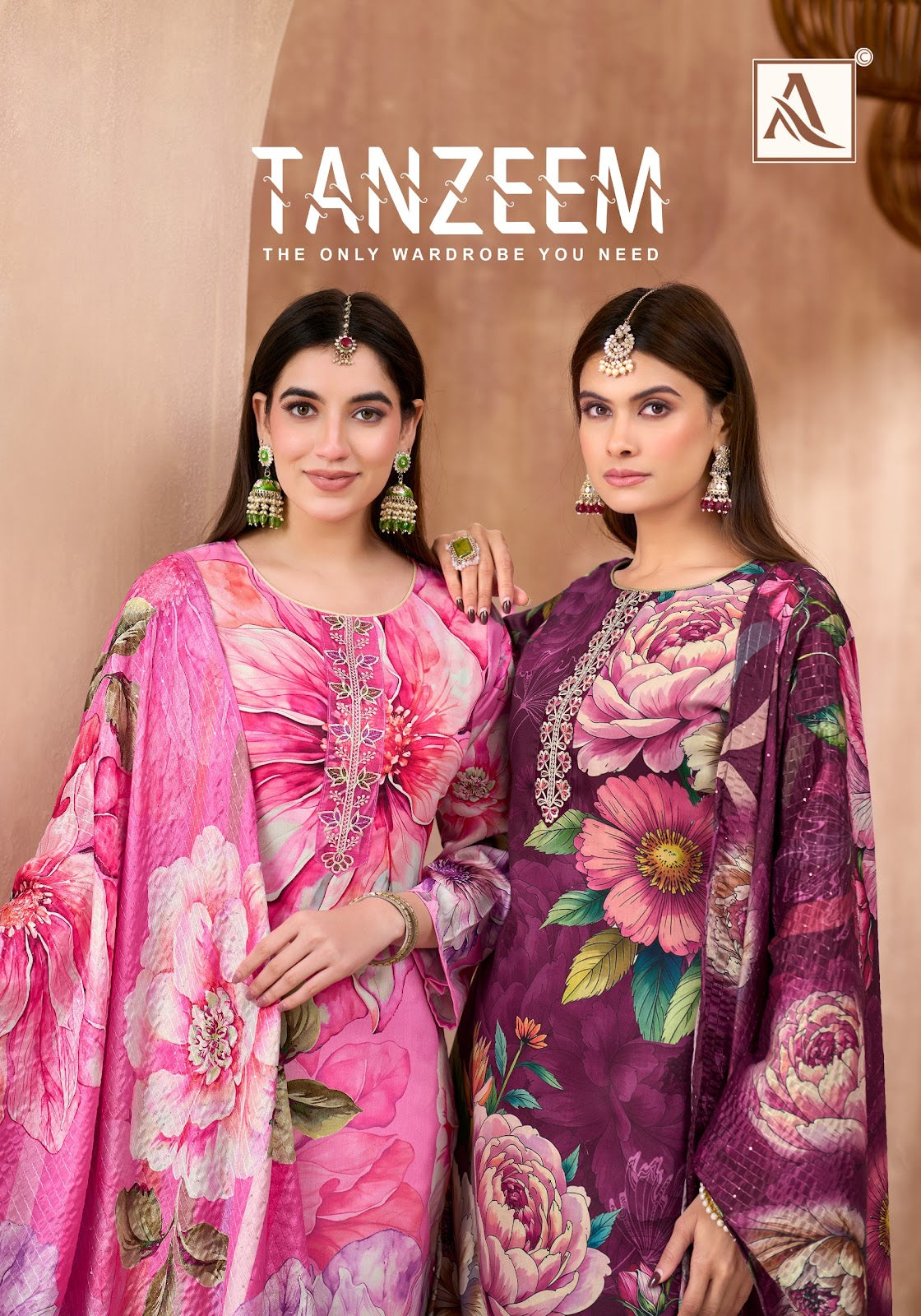 Tanzeem Alok Zam Cotton Karachi Salwar Suits Wholesale Price