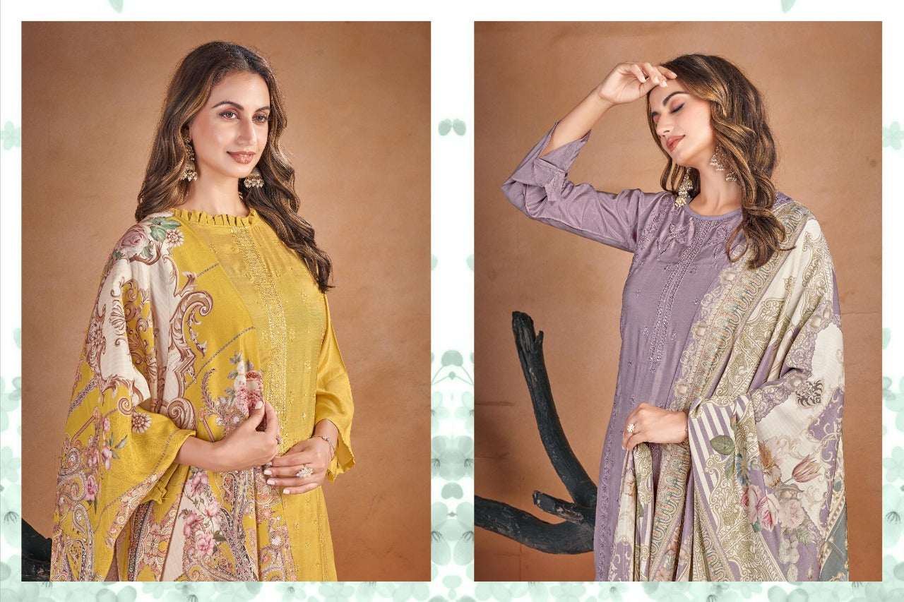 Tanzeem Sweety Fashion Viscose Muslin Pant Style Suits Wholesaler India