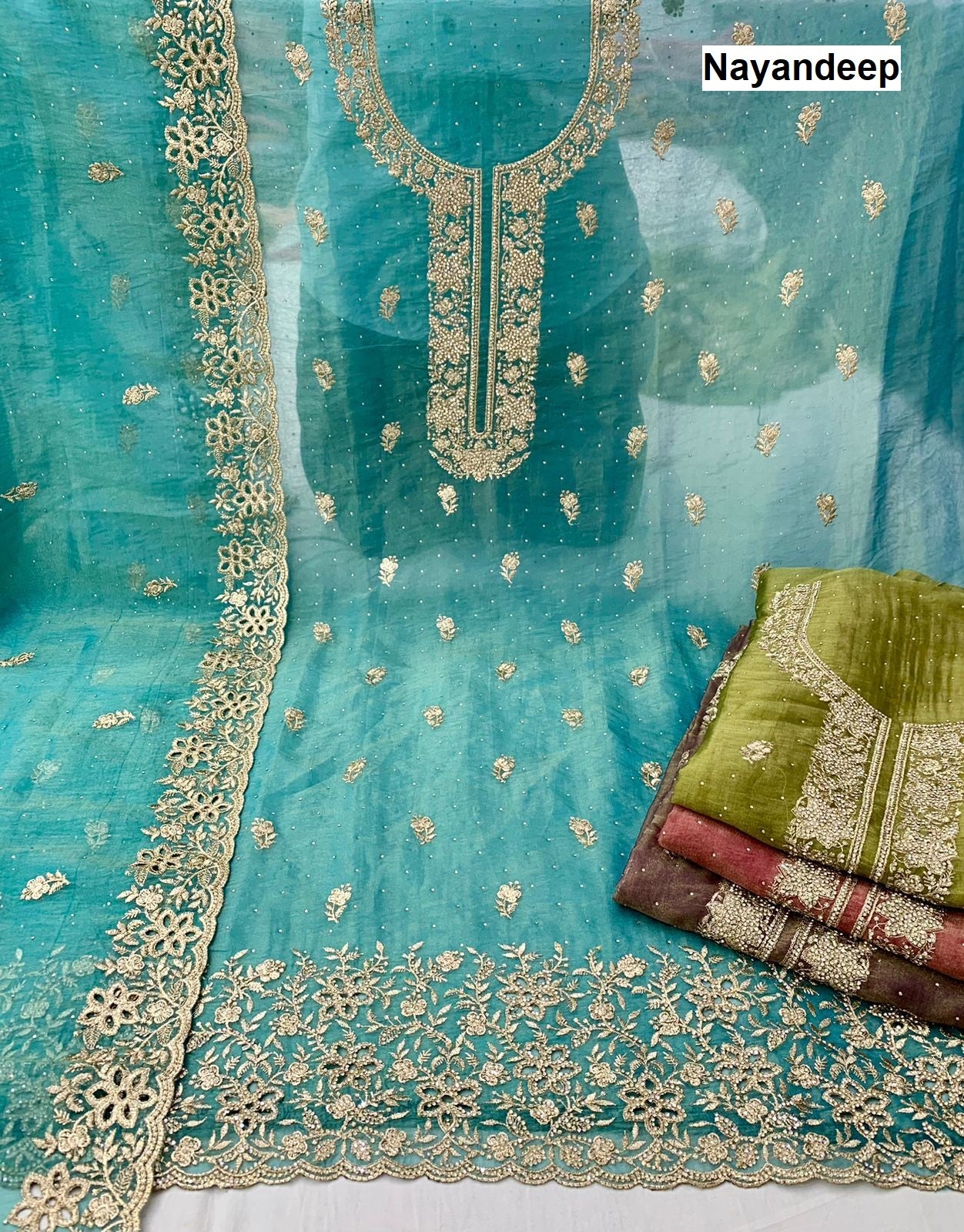 Tapasvi Nayandeep Silk Salwar Suits Wholesaler India