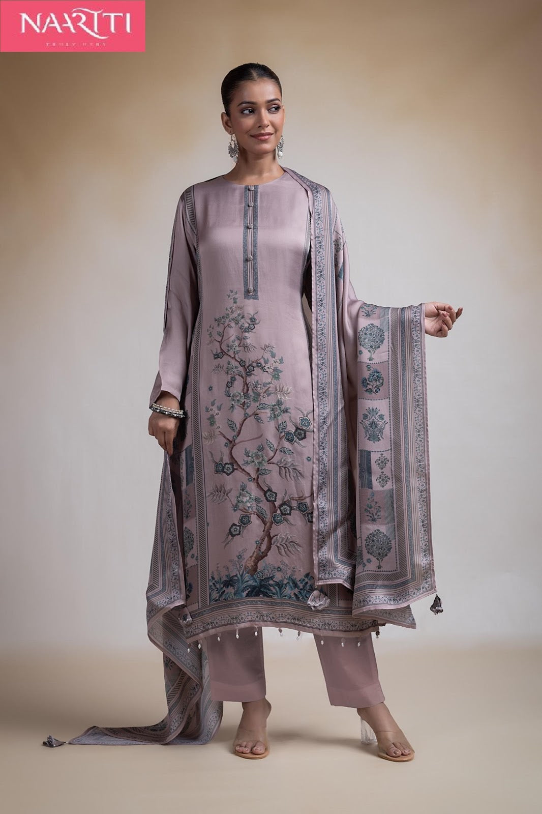 Tapis Naariti Organza Pant Style Suits Manufacturer Gujarat