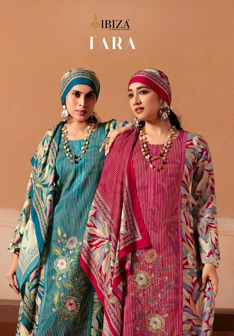 Tara Ibiza Pashmina Suits Supplier Ahmedabad