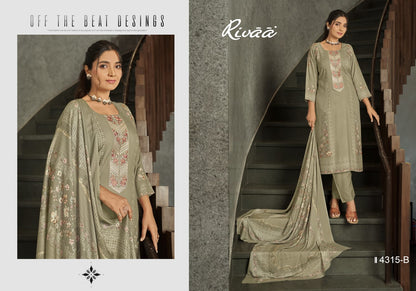 Tara Rivaa Pashmina Suits Wholesale Price