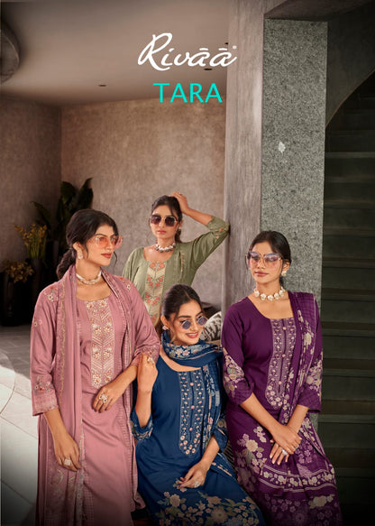 Tara Rivaa Pashmina Suits Wholesale Price