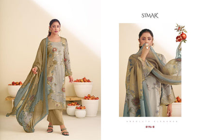 Taraana Organza Simar Pant Style Suits Exporter