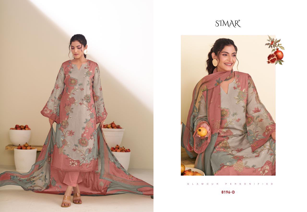 Taraana Organza Simar Pant Style Suits Exporter