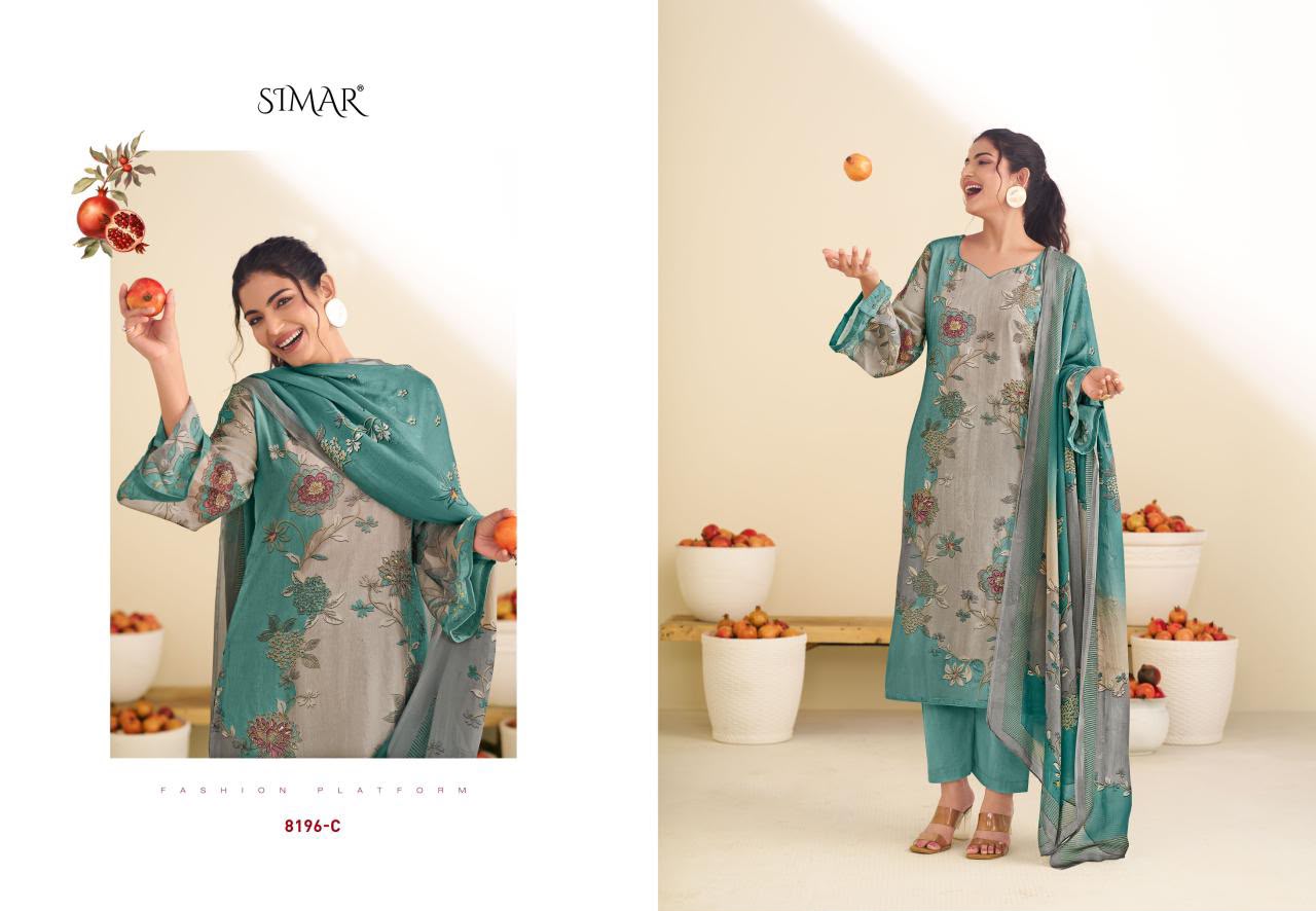 Taraana Organza Simar Pant Style Suits Exporter