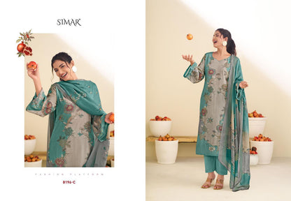 Taraana Organza Simar Pant Style Suits Exporter