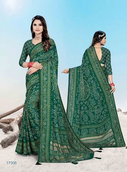 Tarang Jalnidhi Dull Moss Sarees Manufacturer Gujarat