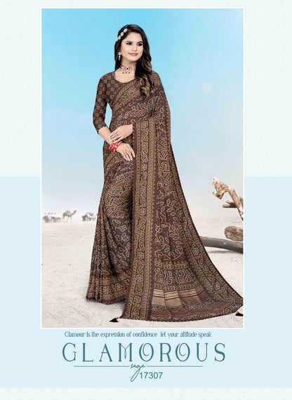 Tarang Jalnidhi Dull Moss Sarees Manufacturer Gujarat
