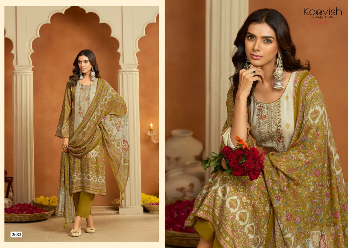 Tarang Kaavish Pashmina Suits Wholesaler