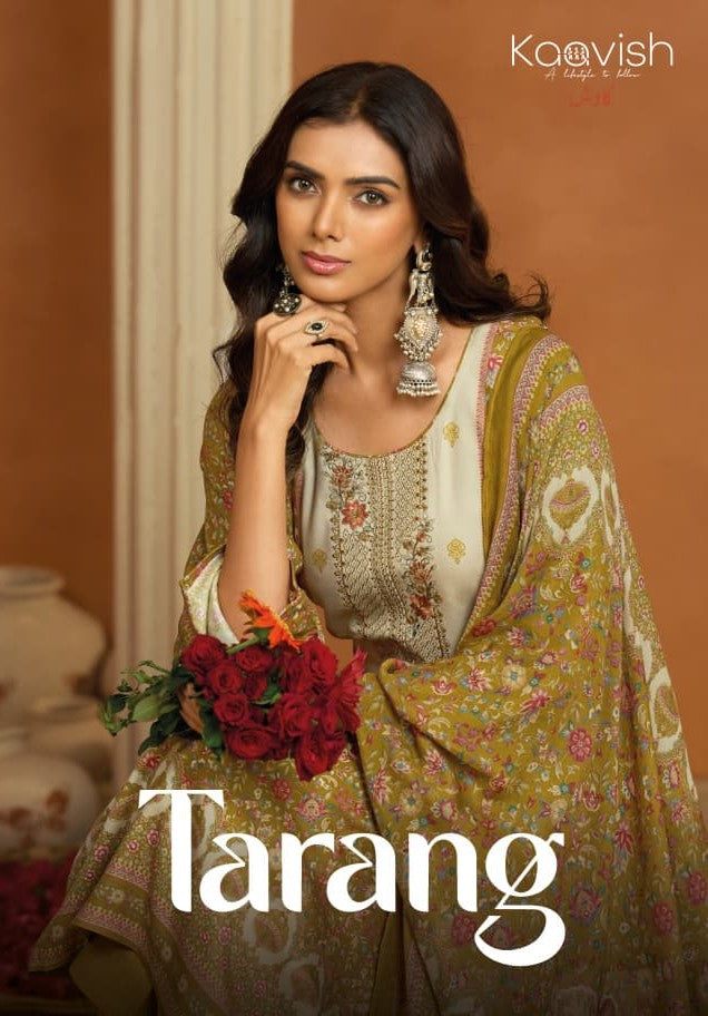 Tarang Kaavish Pashmina Suits Wholesaler