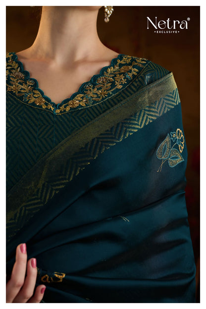 Tarang Netra Silk Jacquard Pant Style Suits Wholesale Price