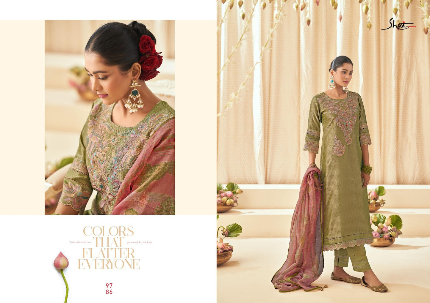 Tarang Shai Jay Vijay Tissue Pant Style Suits Supplier Ahmedabad