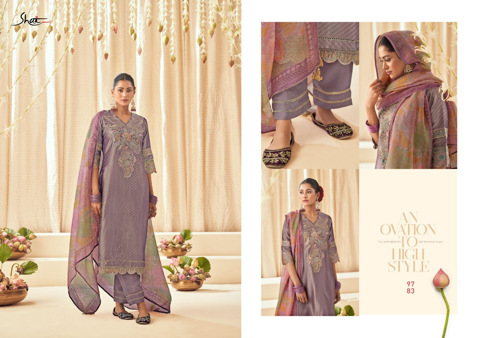 Tarang Shai Jay Vijay Tissue Pant Style Suits Supplier Ahmedabad