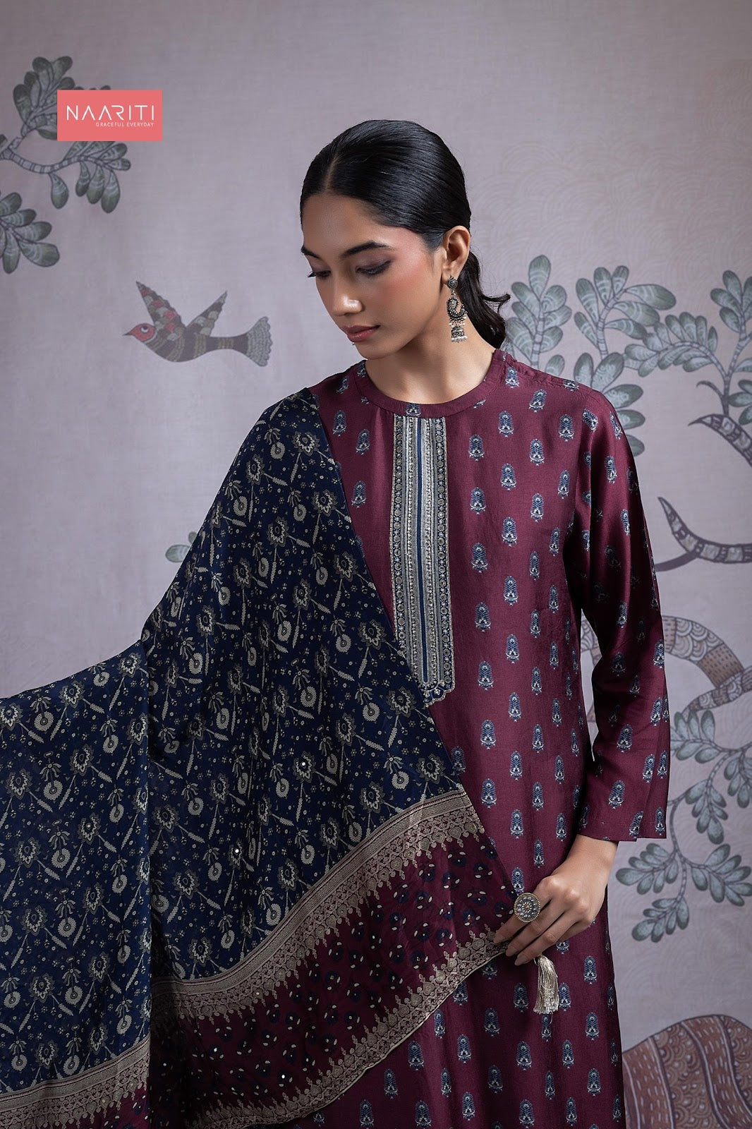 Taranika Naariti Pure Silk Pant Style Suits Wholesaler