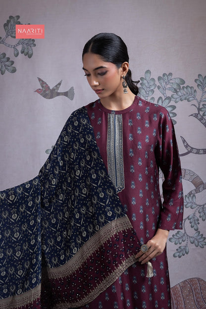 Taranika Naariti Pure Silk Pant Style Suits Wholesaler