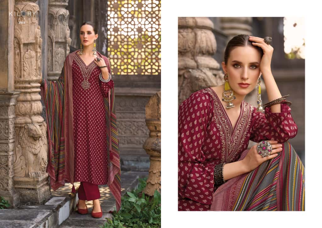 Tarannum Kilory Pashmina Suits Exporter