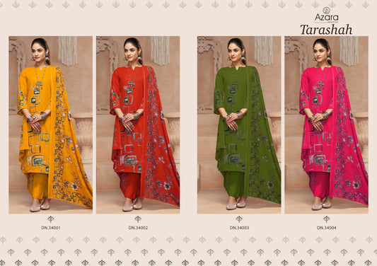 Tarashah Radhika Fashion Azara Cotton Karachi Salwar Suits Wholesaler Gujarat