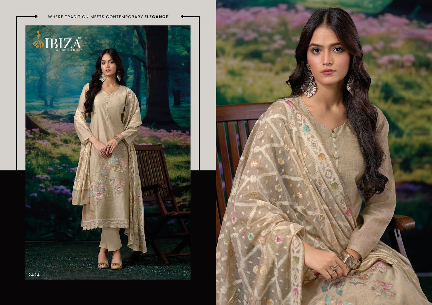 Tareef Ibiza Cotton Pant Style Suits Exporter Gujarat