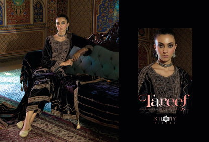 Tareef Kilory Velvet Suits Supplier India