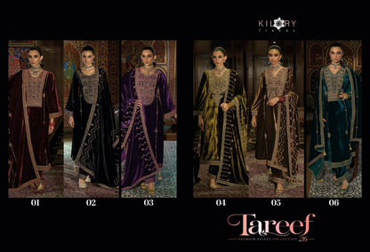 Tareef Kilory Velvet Suits Supplier India