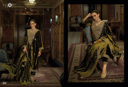 Tareef Kilory Velvet Suits Supplier India