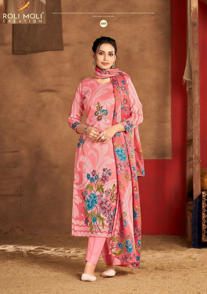 Tareef Roli Moli Pashmina Suits Supplier