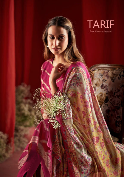 Tarif Sargam Prints Pure Bemberg Muslin Pant Style Suits Wholesale Price