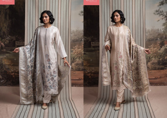 Tarim Naariti Tussar Silk Pant Style Suits Wholesale Rate