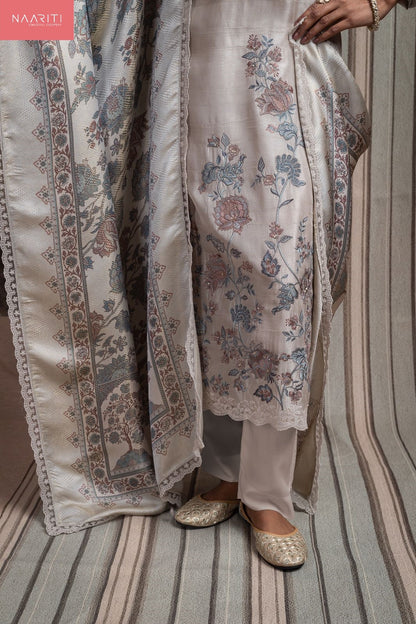 Tarim Naariti Tussar Silk Pant Style Suits Wholesale Rate