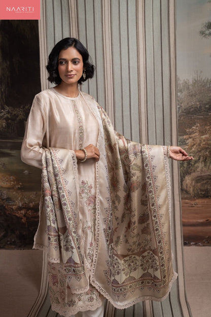 Tarim Naariti Tussar Silk Pant Style Suits Wholesale Rate