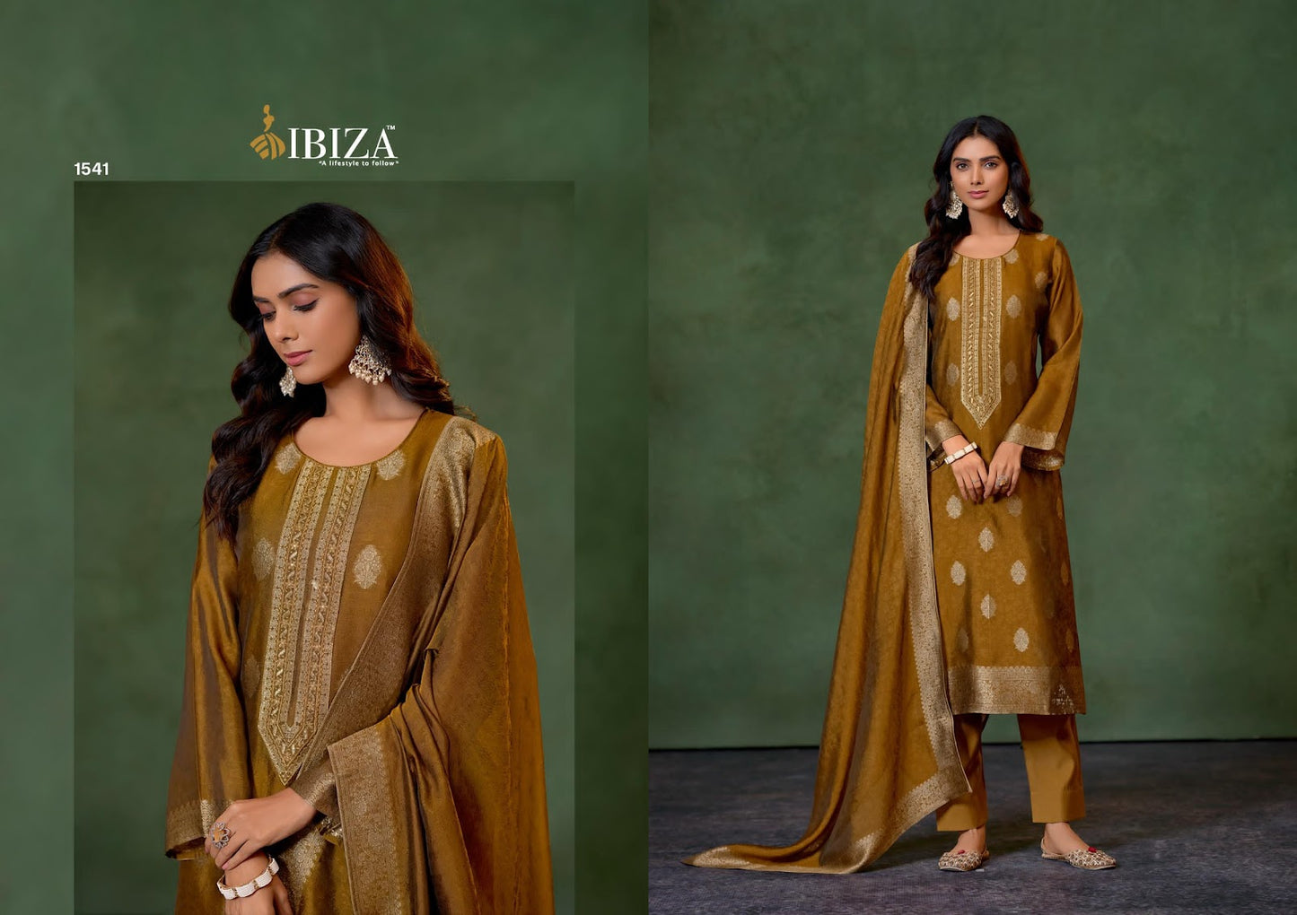 Tariq Ibiza Banglori Silk Pant Style Suits Wholesale Price