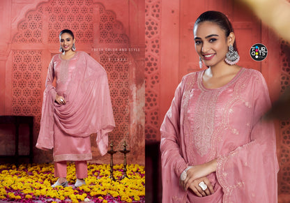 Tarla Four Dots Jacquard Silk Pant Style Suits Manufacturer