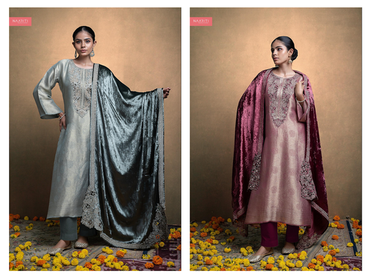 Taroob Naariti Velvet Suits Supplier Ahmedabad
