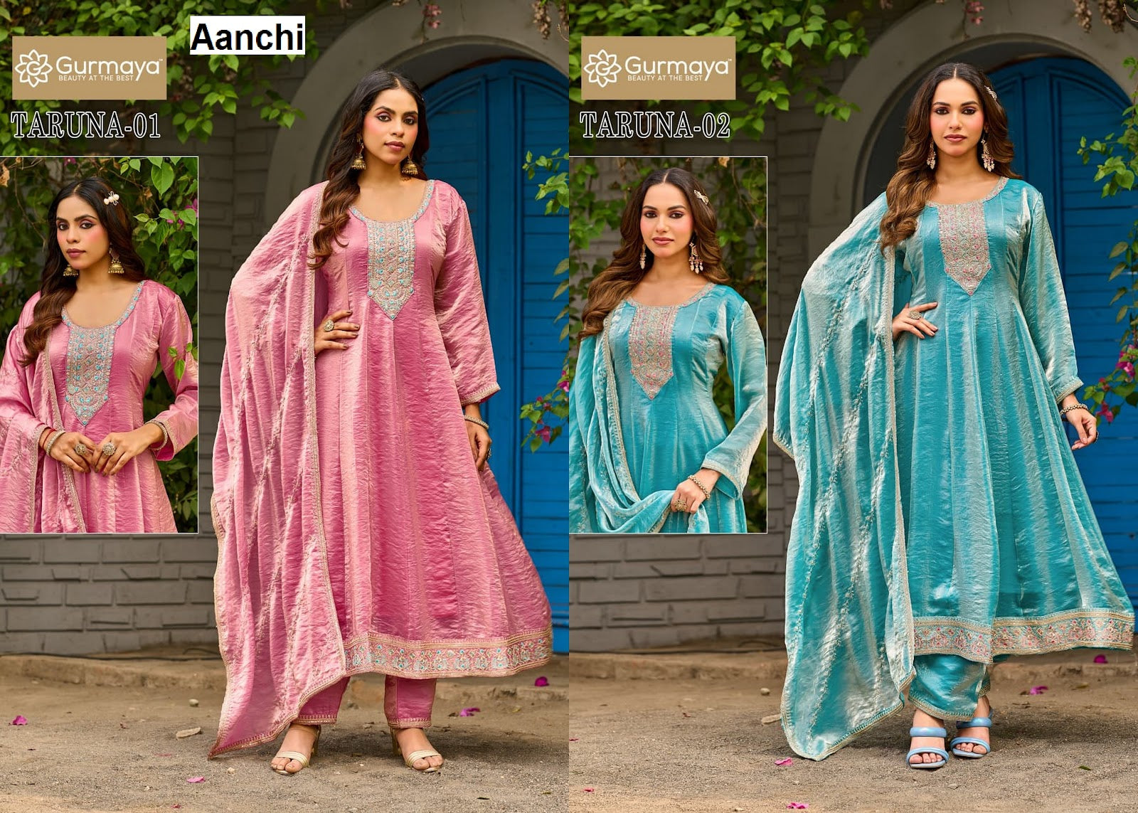 Taruna Aanchi Fendy Readymade Anarkali Suits Supplier
