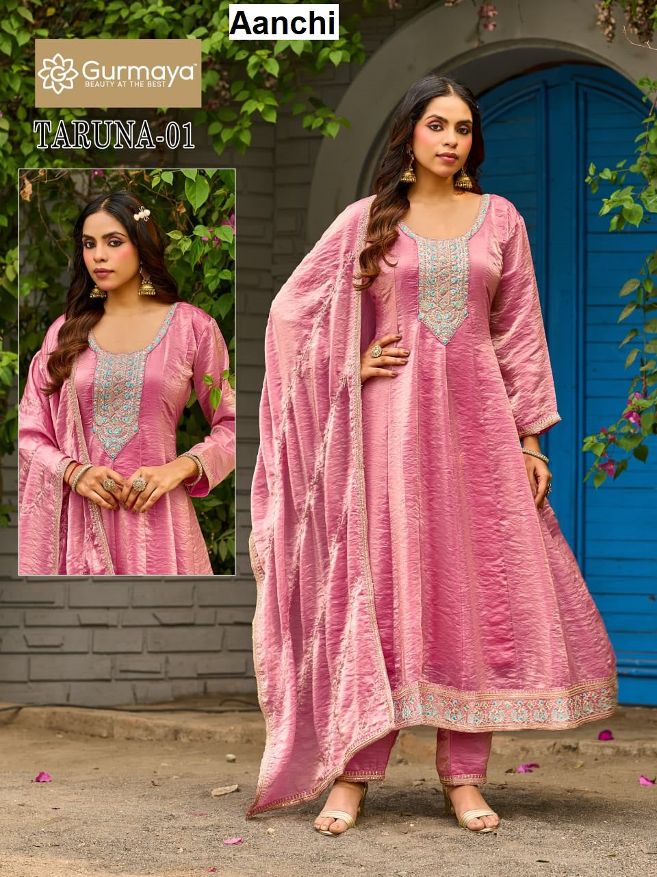 Taruna Aanchi Fendy Readymade Anarkali Suits Supplier