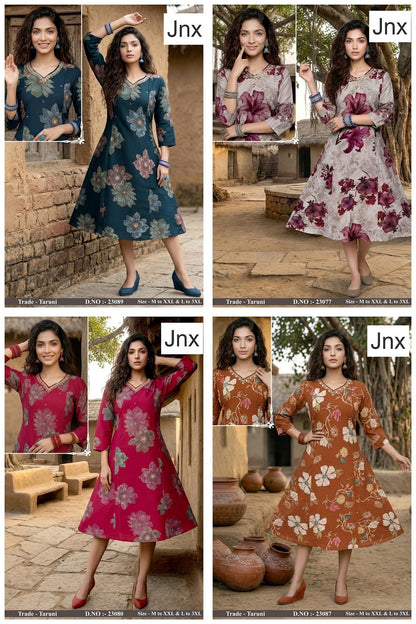 Taruni Jnx Berlin Anarkali Kurtis Manufacturer Ahmedabad