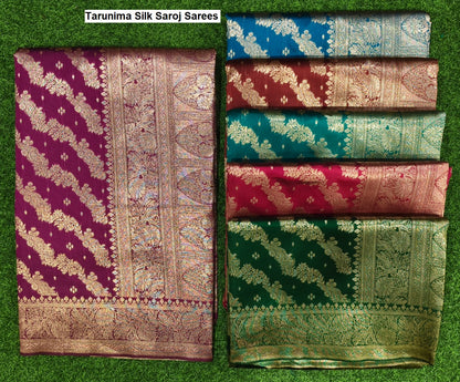 Tarunima Silk Saroj Sarees Wholesaler Ahmedabad