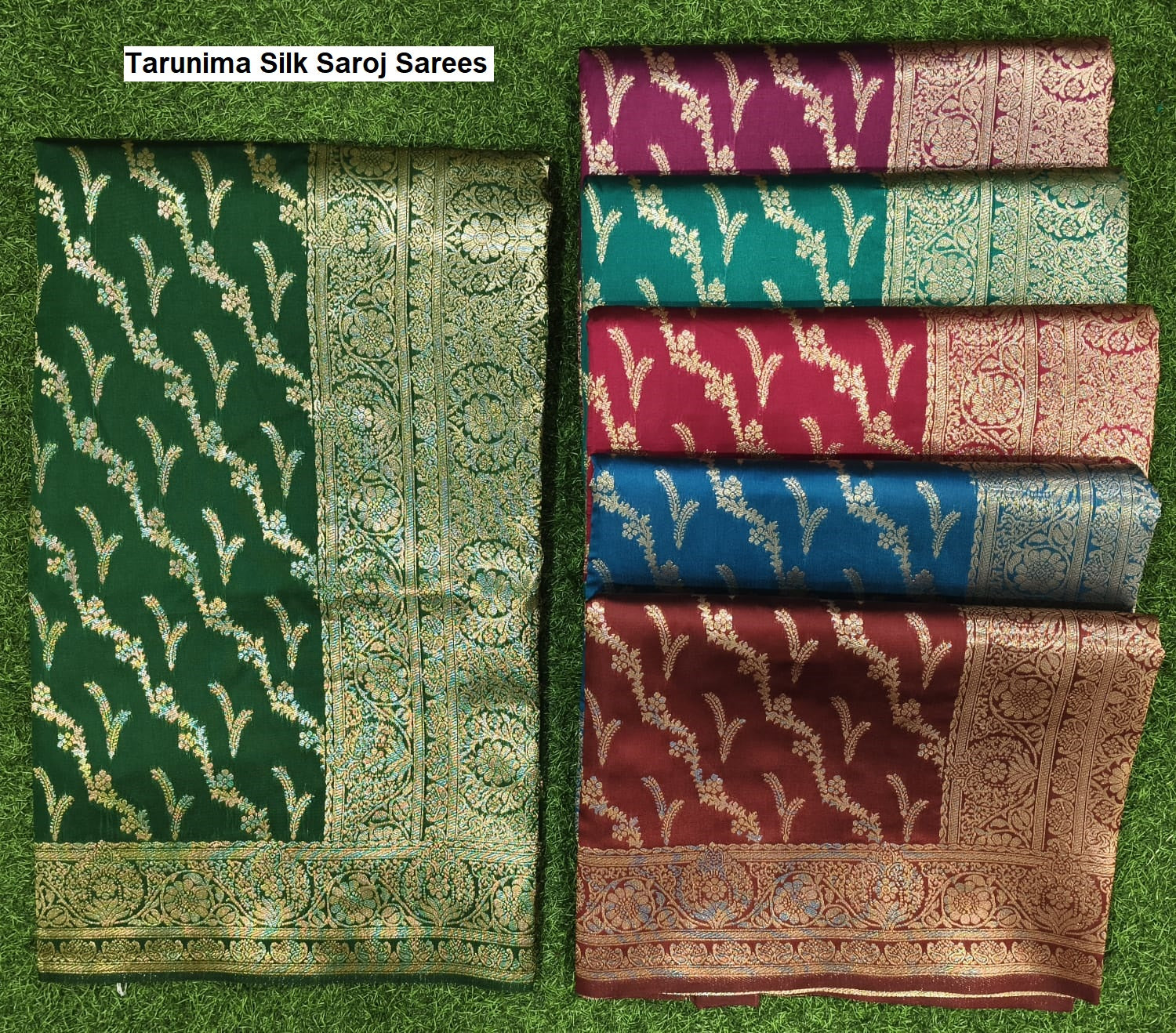 Tarunima Silk Saroj Sarees Wholesaler Ahmedabad