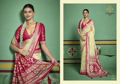 Tashi 1 Shubh Shree Brasso Sarees Wholesaler India