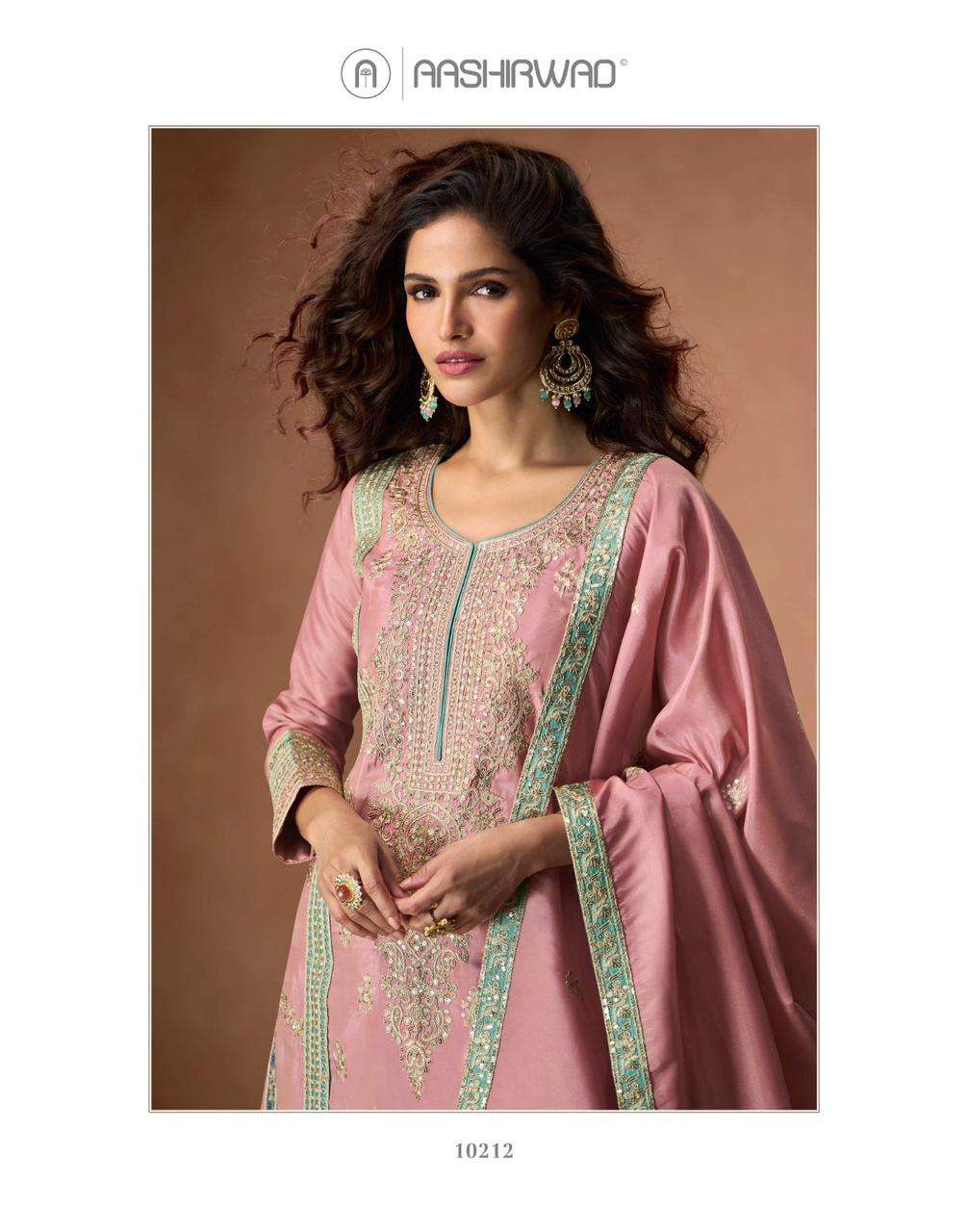 Tashi Aashirwad Creation Organza Readymade Plazzo Style Suits Wholesale