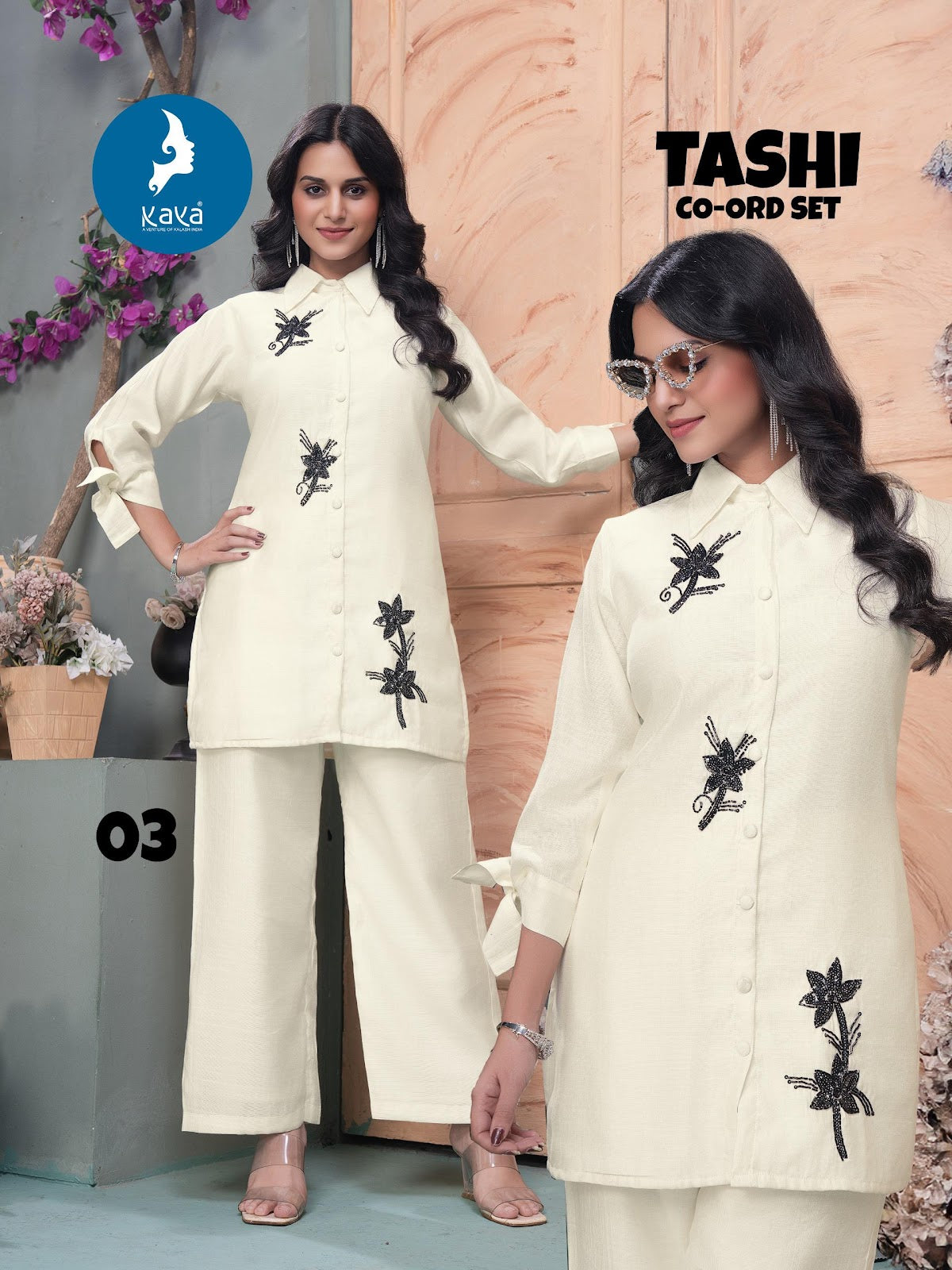Tashi Kaya Vertican Co Ord Set Wholesaler