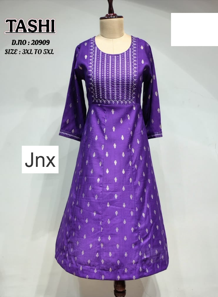 Tashi Plus Size Jnx Vetican Anarkali Kurtis Supplier Ahmedabad