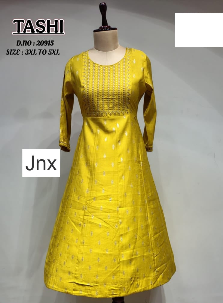 Tashi Plus Size Jnx Vetican Anarkali Kurtis Supplier Ahmedabad