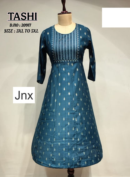 Tashi Plus Size Jnx Vetican Anarkali Kurtis Supplier Ahmedabad