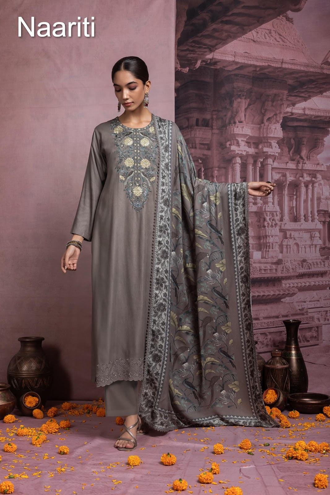 Tashnee Naariti Pashmina Suits Wholesaler Ahmedabad