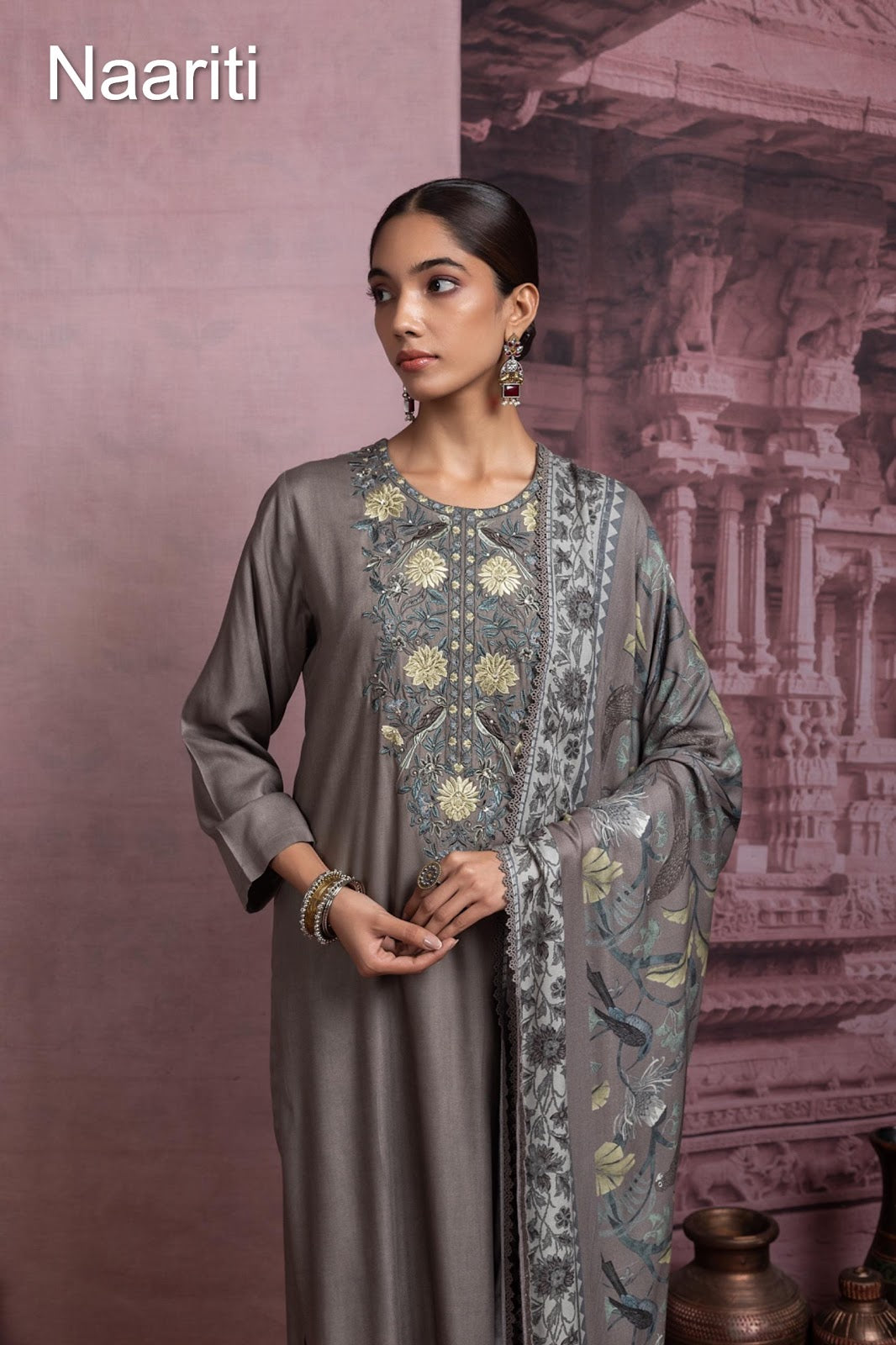 Tashnee Naariti Pashmina Suits Wholesaler Ahmedabad