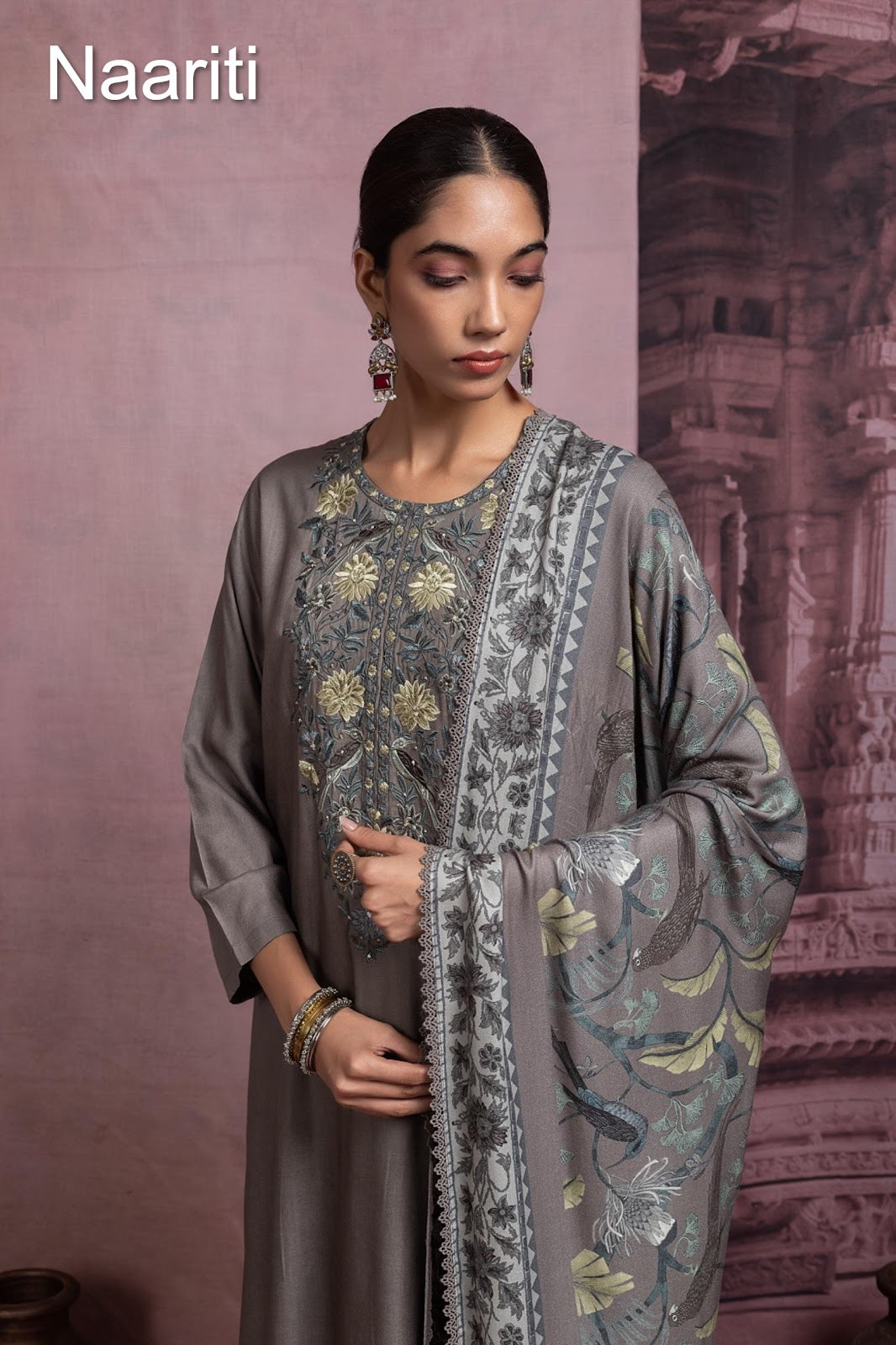 Tashnee Naariti Pashmina Suits Wholesaler Ahmedabad